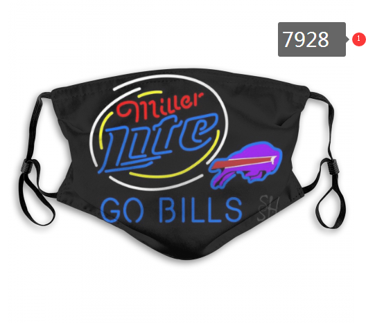 NFL 2020 Buffalo Bills  Dust mask with filter